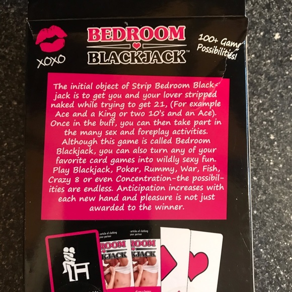 NWOT Bedroom Blackjack Cards - Picture 2 of 5